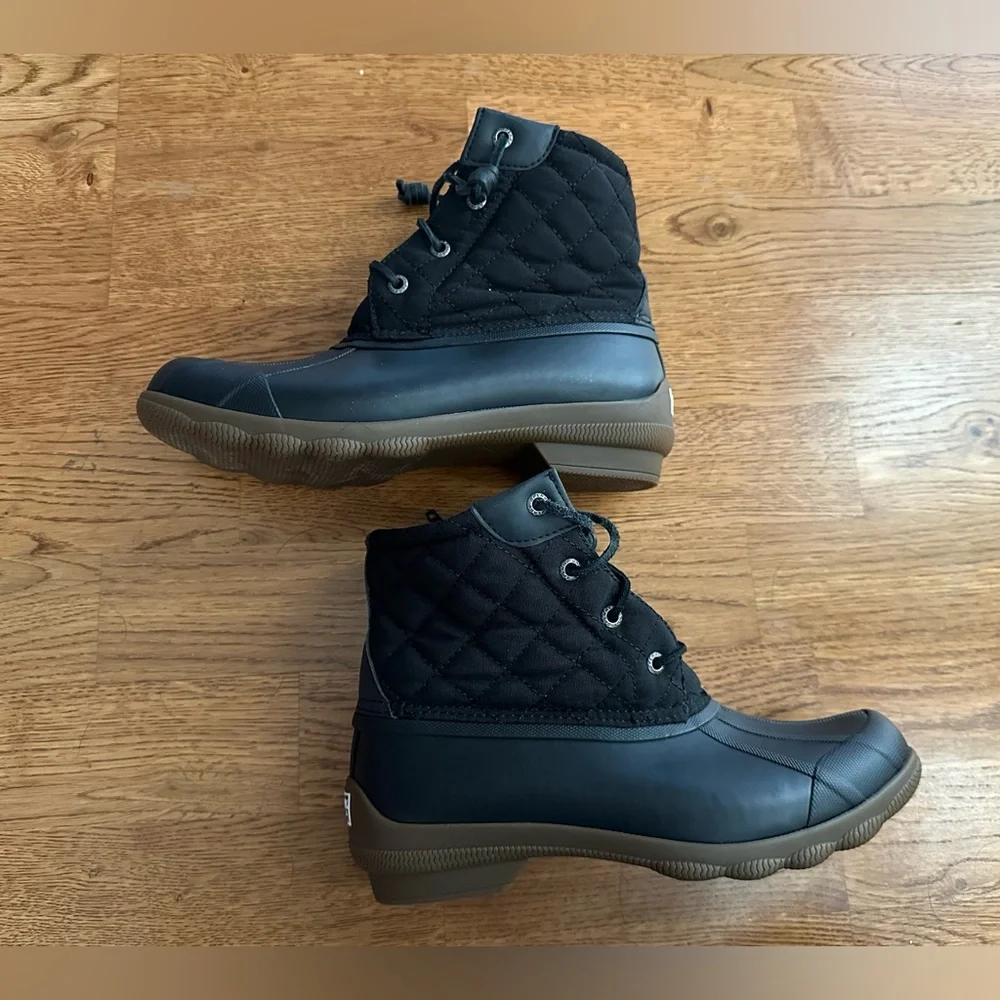 Sperry Syren Gulf Duck Boot in Black Size 7